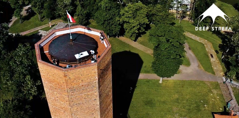 To był niezwykły występ. Zagrali na szczycie Mysiej Wieży