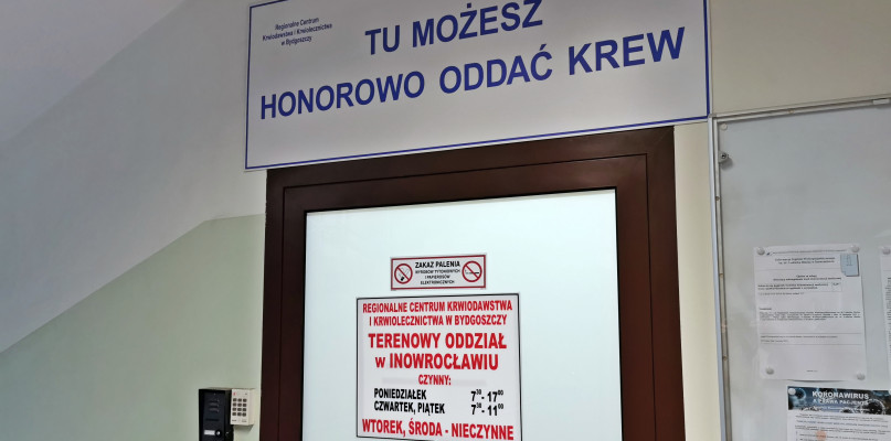 Honorowi krwiodawcy - na start! Wakacyjne akcje w Inowrocławiu i Kruszwicy