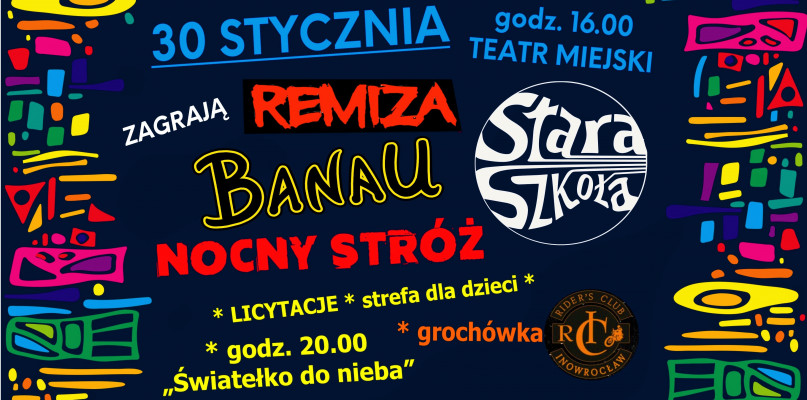 Jubileuszowy Finał WOŚP w Inowrocławiu. Oto pełen program 