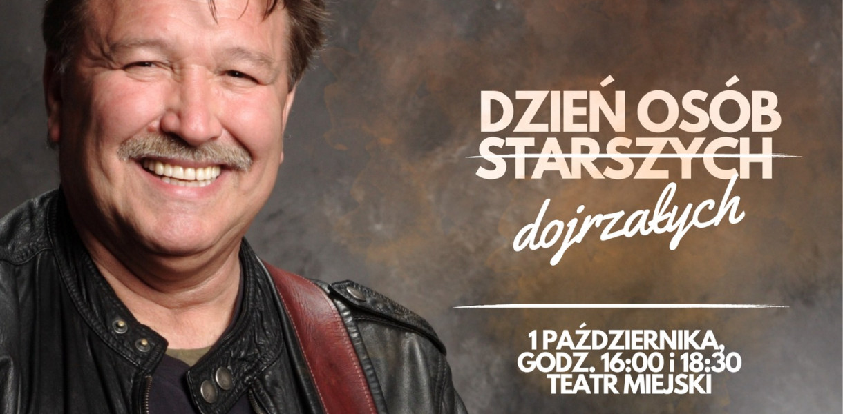Andrzej Rybiński zaśpiewa dla seniorów i nie tylko
