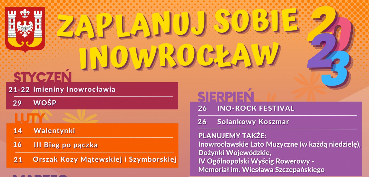 Zaplanuj sobie Inowrocław.  Oto pomysły miasta