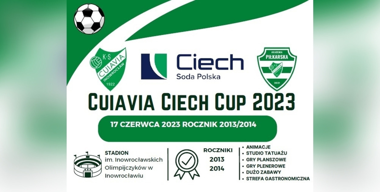 Zapraszamy w sobotę na Cuiavia Ciech Cup 2023