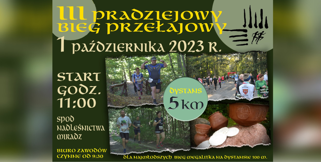 III Pradziejowy Bieg Przełajowy. Zapisz się teraz!