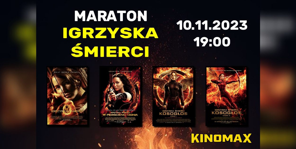 Maraton "Igrzyska Śmierci" już 10 listopada w Kinomax!