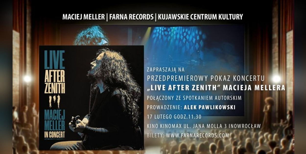 To jedyna okazja, by zobaczyć ten koncert na wielkim ekranie