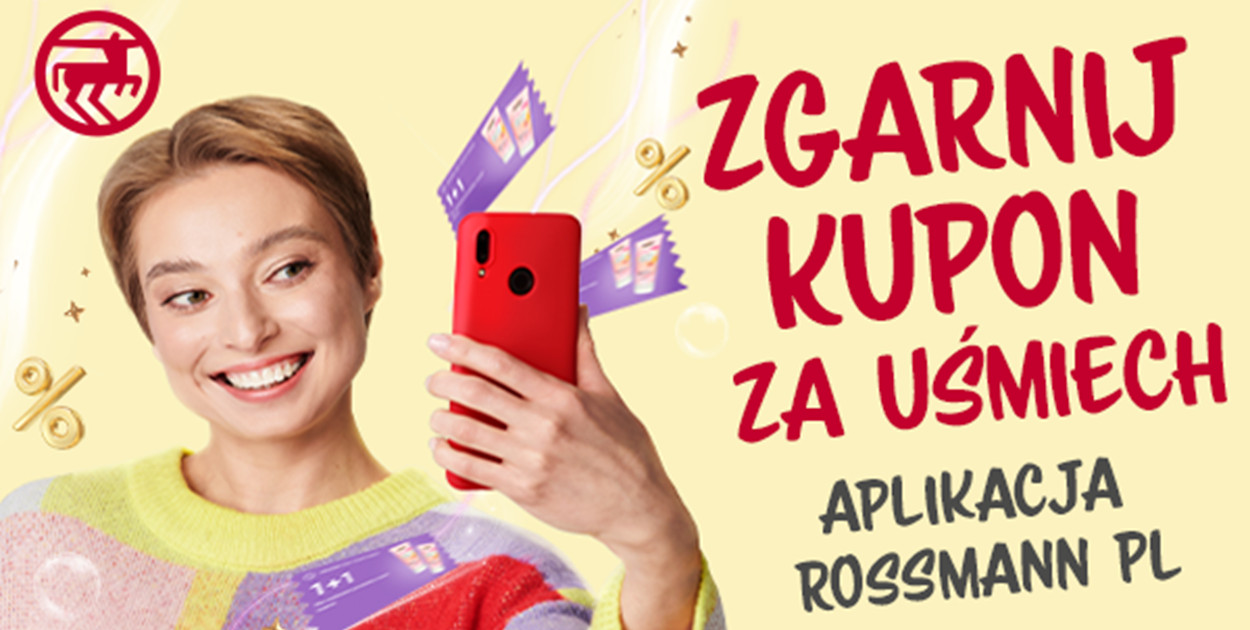 Witaj w Rossmannie – otwórz apkę, a coś dostaniesz!