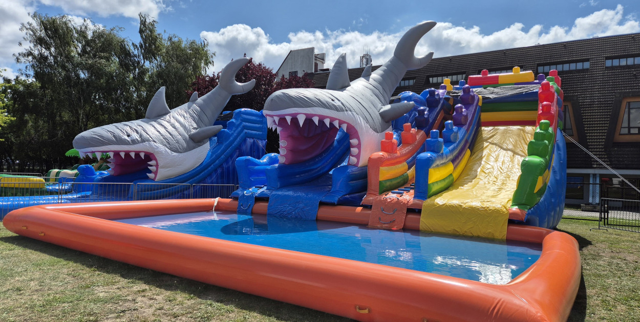 Wodne dmuchańce przy hali już otwarte