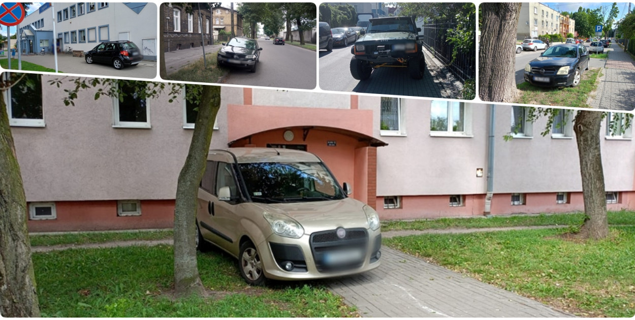 Miejsc parkingowych brak, więc dzieją się takie rzeczy...