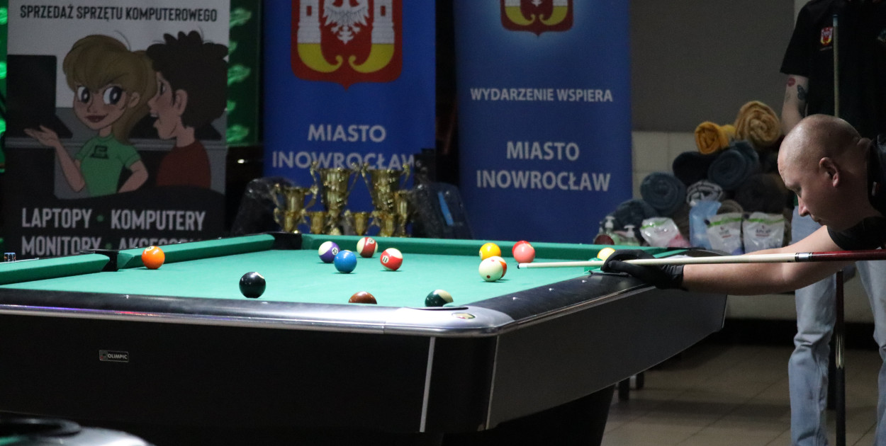 Arkadiusz Pijanowski zwycięzcą VII Bilardowych Mistrzostw Inowrocławia!