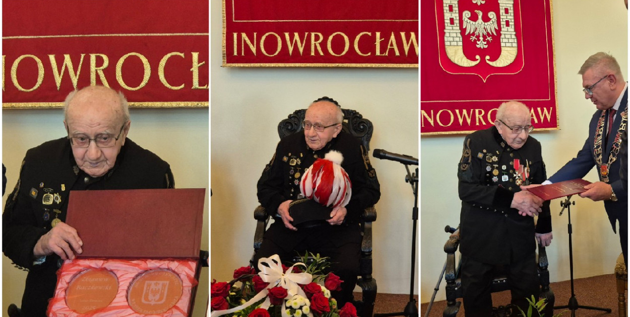 Zbigniew Raczkowski z tytułem Honorowego Obywatela Miasta Inowrocławia
