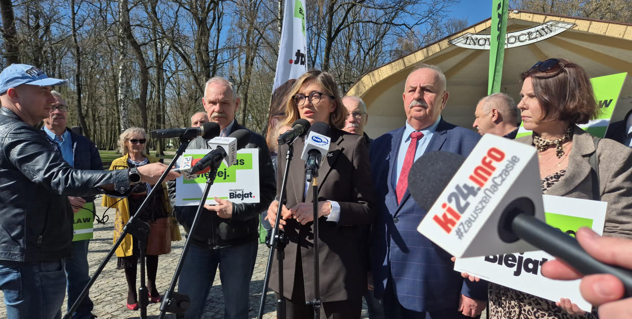 Solankowe spotkanie z kandydatką na prezydenta. Magdalena Biejat w Inowrocławiu