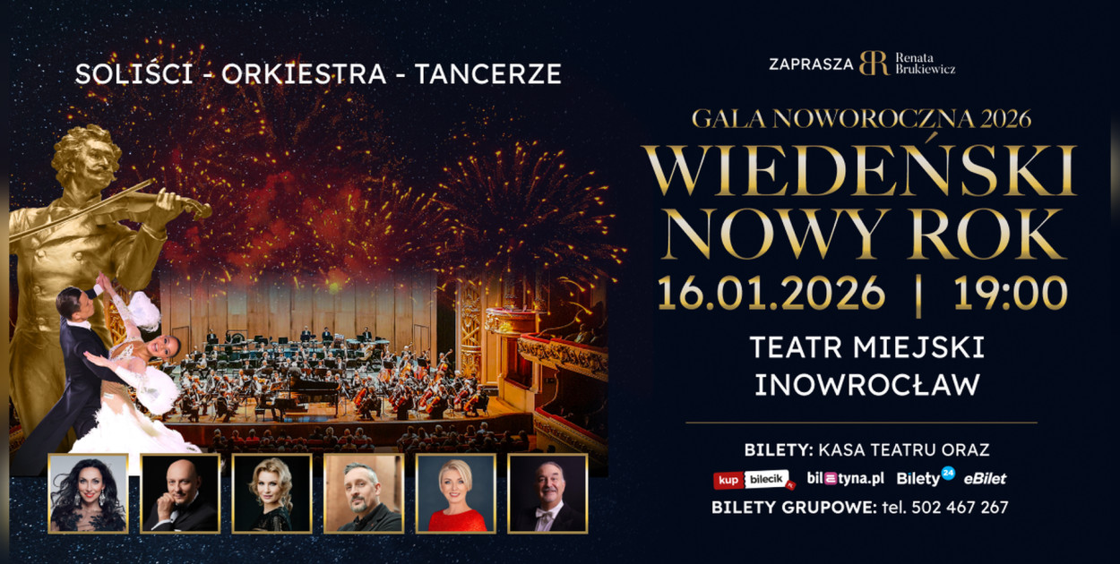 GALA NOWOROCZNA WIEDEŃSKI NOWY ROK W INOWROCŁAWIU