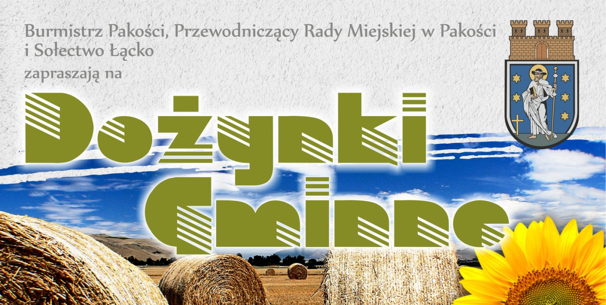 Dożynki Gminne w Pakości już 30 sierpnia. Zobaczcie program