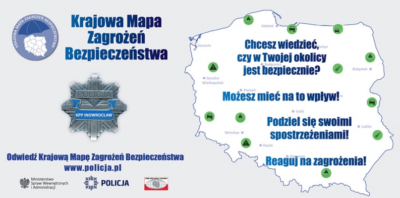 Bardzo szeroko na temat KMZB można przeczytać na stronie inowrocławskiej policji i tam zaznaczać swoje sugestie. Fot. KPP Inowrocław