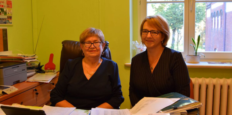 Na zdjęciu: Grazyna Filipiak i Dorota Rutkowska. Fot. UM Inowrocław