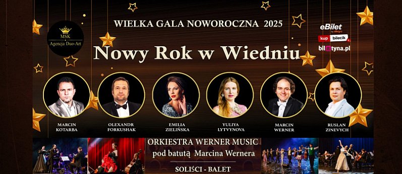 Wielka Gala Noworoczna 2025 „Nowy Rok w Wiedniu”