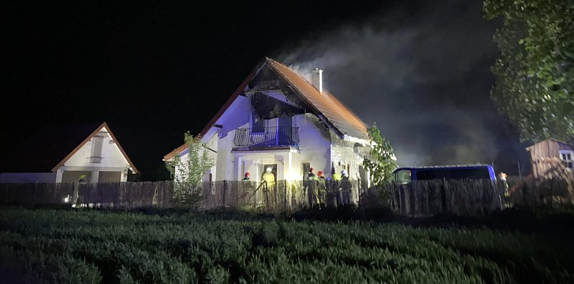 Pożar domu pod Inowrocławiem. Zobaczcie zdjęcia - 38058