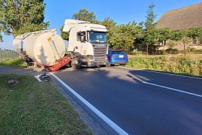 Ciężarówka blokowała drogę w Ludzisku-38610