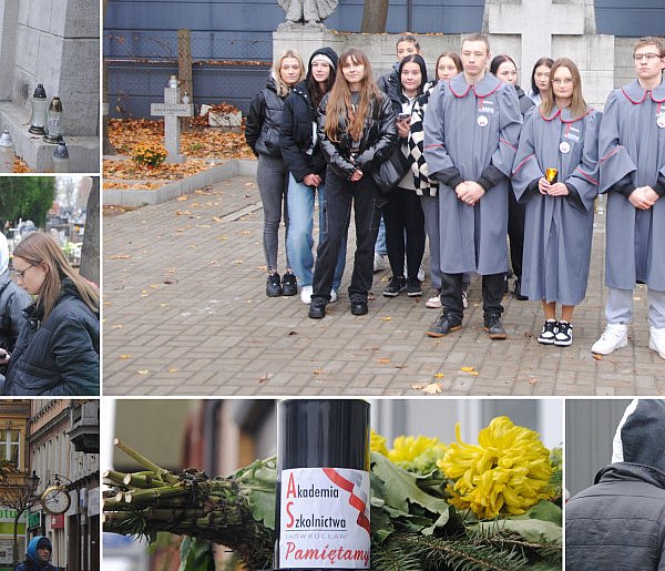 Miejsca pamięci odwiedzili z aplikacją. Wzięli udział w grze tenerowej-43646