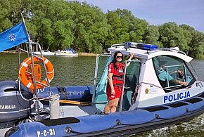 Wspólne majówkowe działania policji i WOPR na Gople-48599