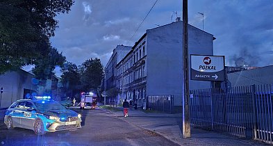 Duży pożar inowrocławskiej drukarni. W akcji ponad 20 zastępów staży pożarnej-48694