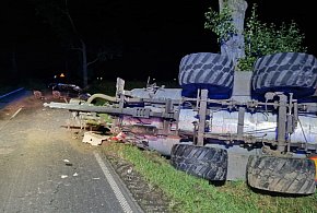 Nocna kraksa pod Inowrocławiem. Jedna osoba w szpitalu-50962