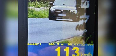113 km/h na „pięćdziesiątce”. Drogowy recydywista stracił prawo jazdy-51093