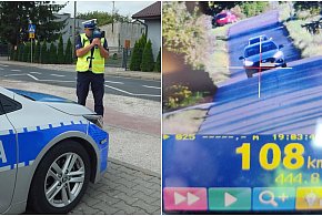 108 km/h w terenie zabudowanym. 24-latek ukarany-51247