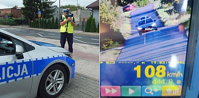 108 km/h w terenie zabudowanym. 24-latek ukarany-51247