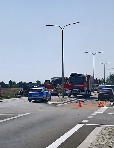 Kraksa na wylotówce z Inowrocławia. Trasa do Torunia zablokowana-51338