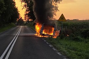 Samochód na prąd poszedł z dymem-51352