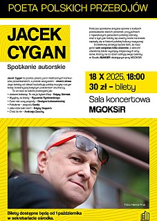 Spotkanie autorskie z Jackiem Cyganem