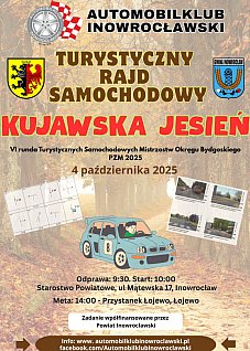 Turystyczny Rajd Samochodowy „Kujawska Jesień”