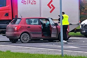 Kolizja na rąbińskim skrzyżowaniu-5788