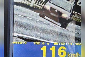 Jechała 116 km/h w terenie zabudowanym. Straciła prawo jazdy-55050