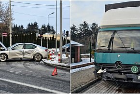 W Jaksicach ciężarówka uderzyła w Skodę-55882