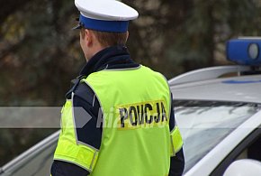 Działania „Bezpieczny pieszy” na drogach powiatu-55873