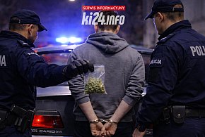 Jechał mimo zakazu i z narkotykami. 20-latek wpadł w Strzelnie