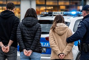 Złodziejski tercet wpadł przez monitoring