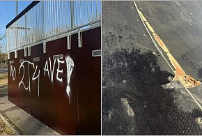 Dopiero je zmodernizowano. Urządzenie w skateparku już uszkodzone