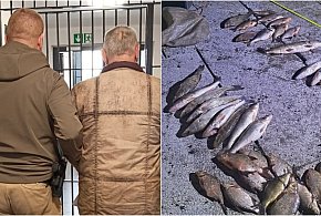 Nocna akcja nad jeziorem. Wpadł podczas połowu