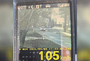 Mocno przeszarżował z prędkością. Kara była sroga