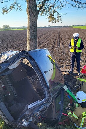 Wypadek opla na DK62-5709