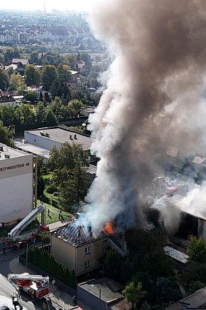 Pożar domów przy ul. Jagiellońskiej-5732