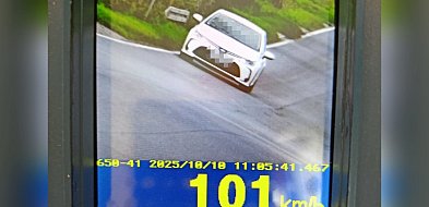 Pędził 101 km/h w terenie zabudowanym. Policja zatrzymała prawo jazdy-53073