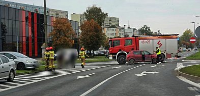 Kolizja na rąbińskim skrzyżowaniu. Są utrudnienia-53181