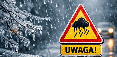 Znowu popada marznący deszcz. Będzie gołoledź