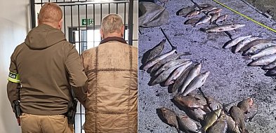 Nocna akcja nad jeziorem. Wpadł podczas połowu