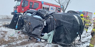 BMW dachowało pod Kruszwicą