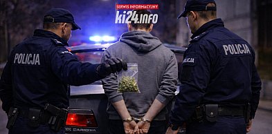 Jechał mimo zakazu i z narkotykami. 20-latek wpadł w Strzelnie